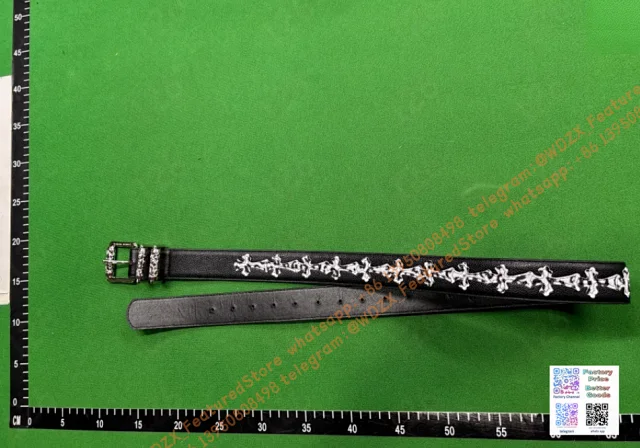 Unbranded Belts Decorative cross-motif buckle belt product detail image 5