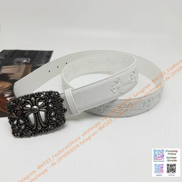 Unbranded Belts Decorative cross-motif buckle belt product detail image 76