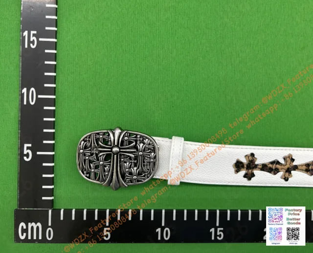 Unbranded Belts Decorative cross-motif buckle belt product detail image 25
