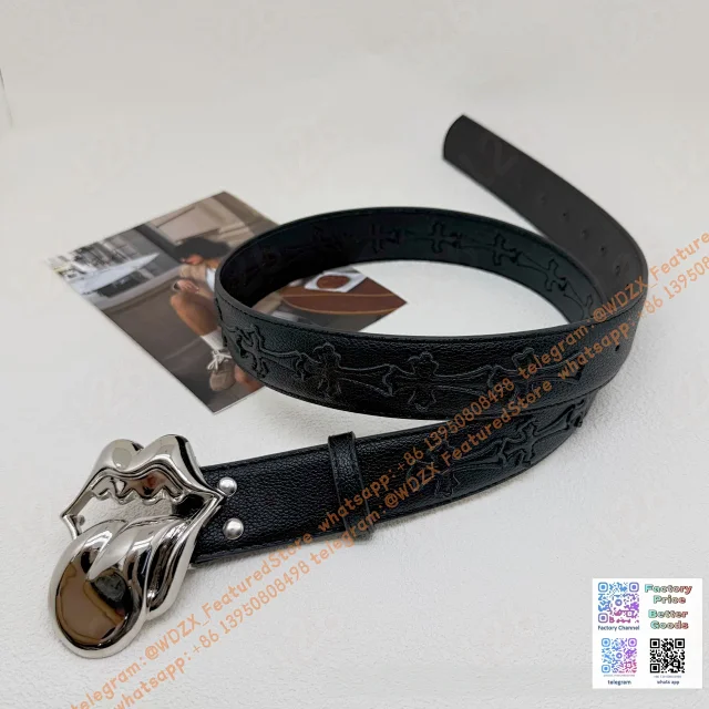Unbranded Belts Decorative cross-motif buckle belt product detail image 55