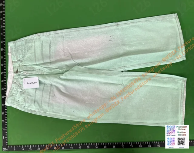 Acne Studios Jeans Distressed Wide-Leg product detail image 18