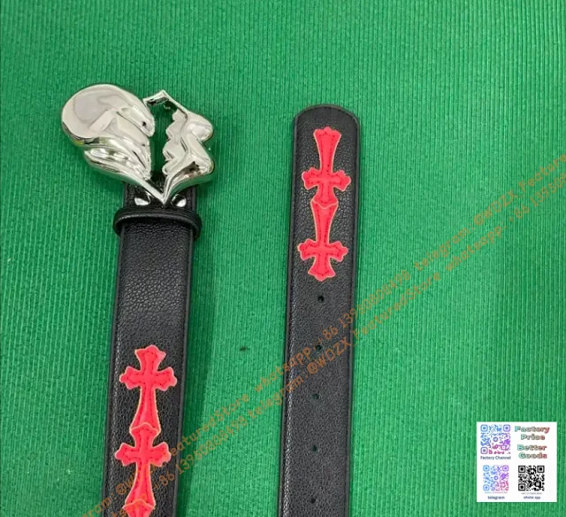 Unbranded Belts Decorative cross-motif buckle belt product detail image 16