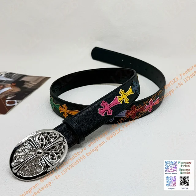 Unbranded Belts Decorative cross-motif buckle belt product detail image 42