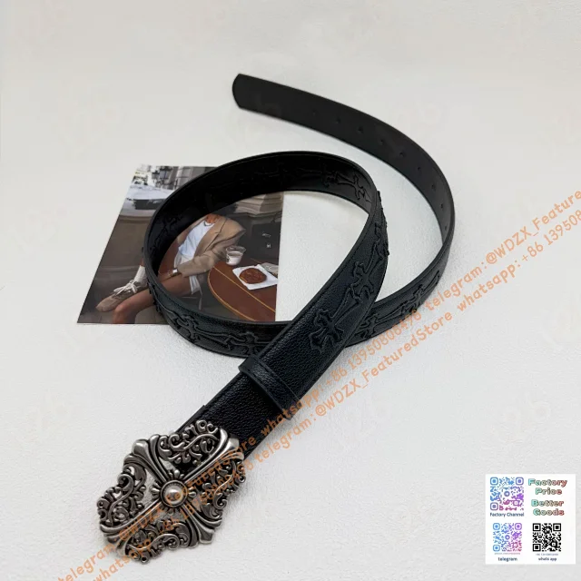 Unbranded Belts Decorative cross-motif buckle belt product detail image 57