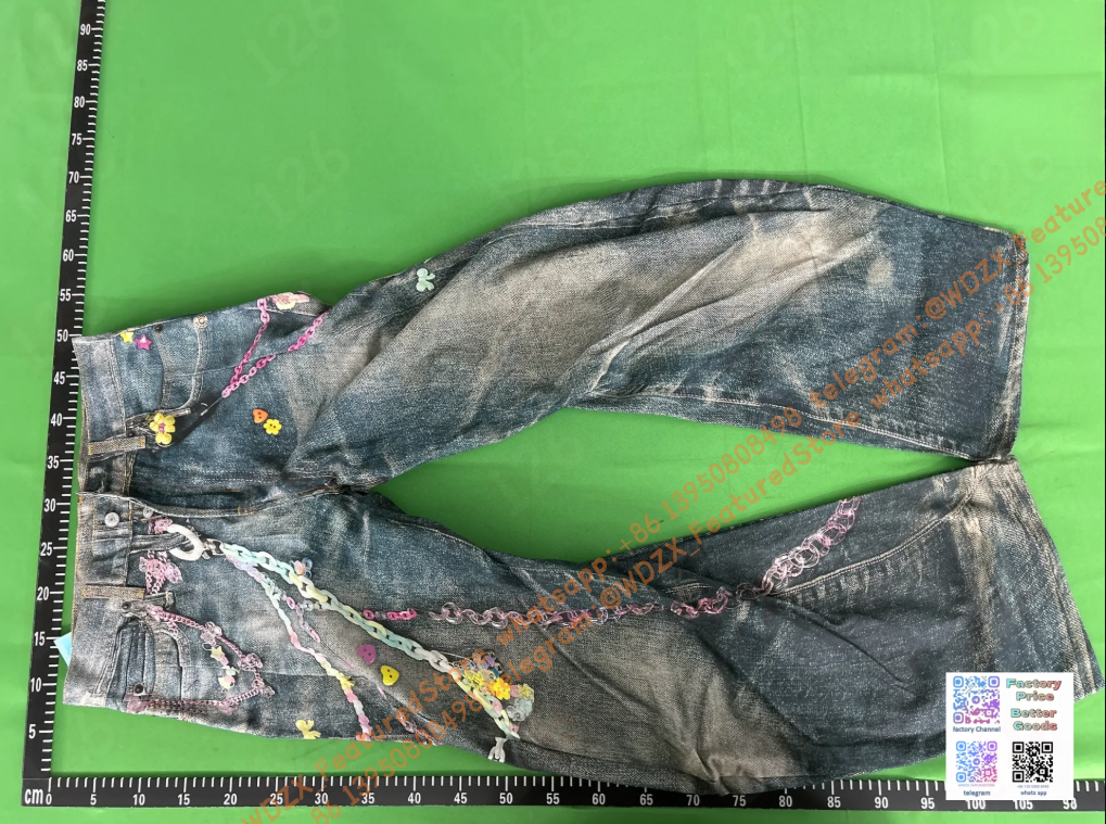 Acne Studios Jeans Distressed Wide-Leg image 14