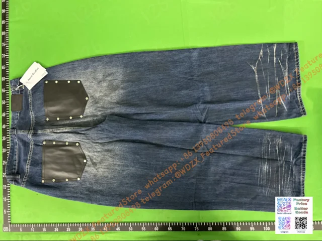 Acne Studios Jeans Distressed Wide-Leg product detail image 14