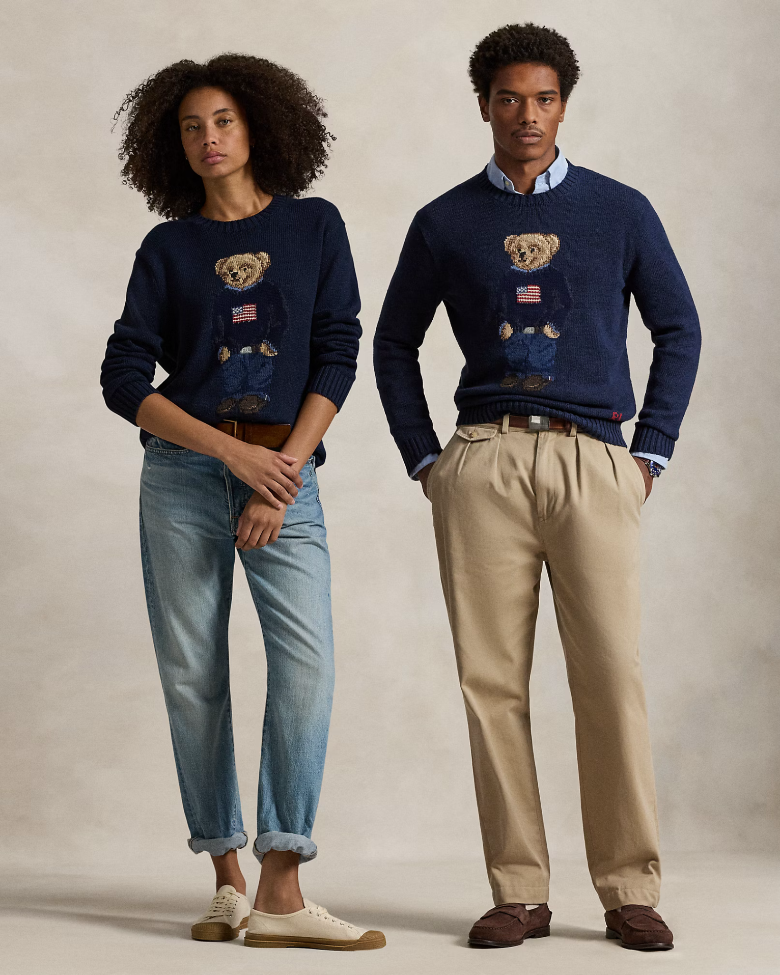 Flag bear sweater CK