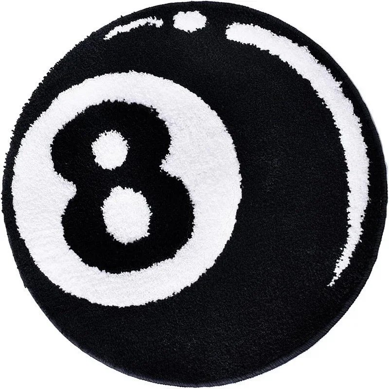 Billiards Faux Cashmere Area Rug Home Decor Carpet Living Room Bedroom Cold-Proof Non-Slip Mat Collection 1