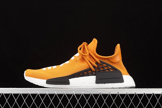 【BB3070】PHARRELL X NMD HUMAN RACE ORANGE/CLOUD WHITE/CORE BLACK
