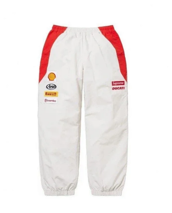 Supreme Ducati Track Pants White