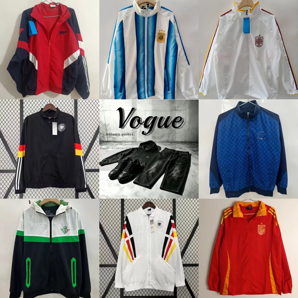 XF08 Football Sports Casual Hooded Windbreaker Jacket WhatsApp+86 159 8585 2977
