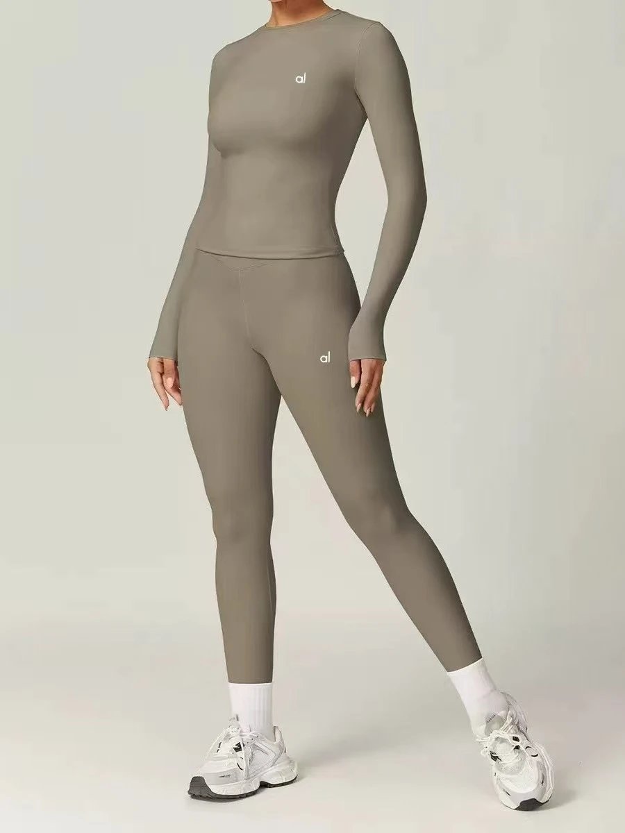 Alo Yoga Trousers Wide-Leg Elastic-Waist — 16