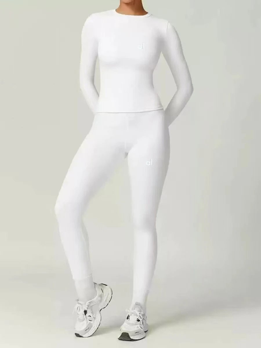 Alo Yoga Trousers Wide-Leg Elastic-Waist — 19