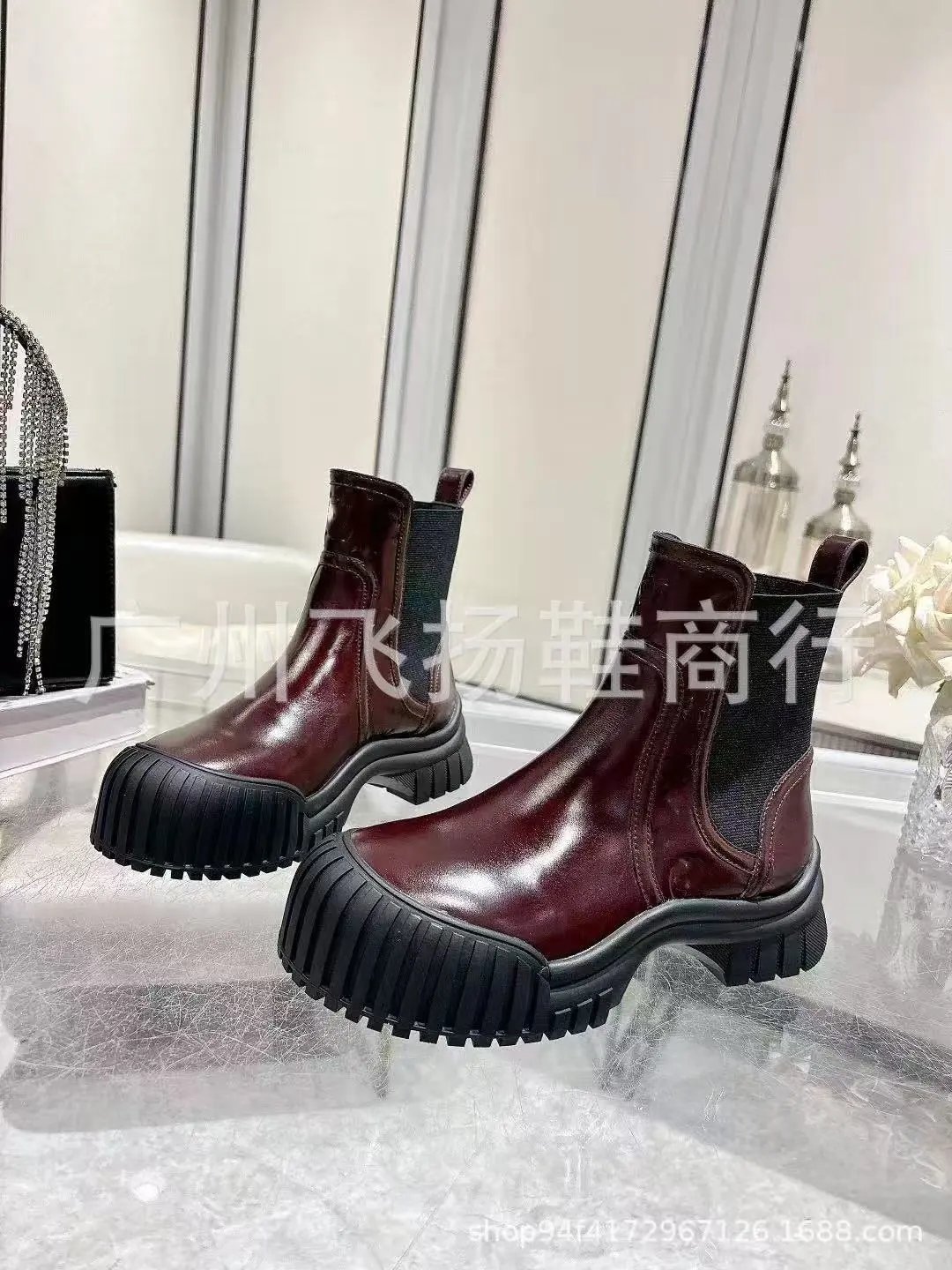Louis Vuitton Boots Fur-Trim Drawstring Snow — 20