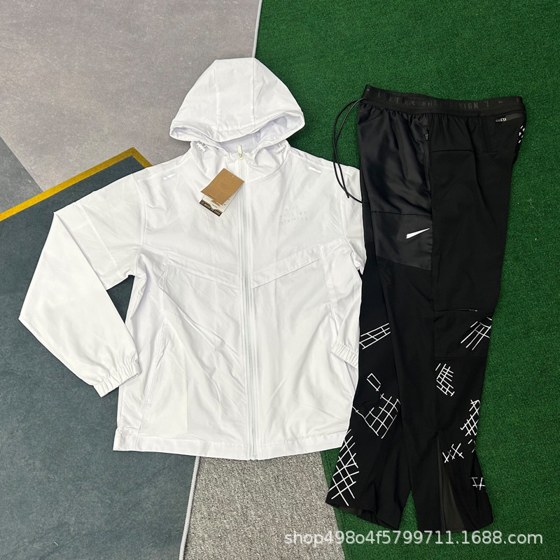 Nike Tracksuits Zip-Up Track Jacket and Pants Set — 34