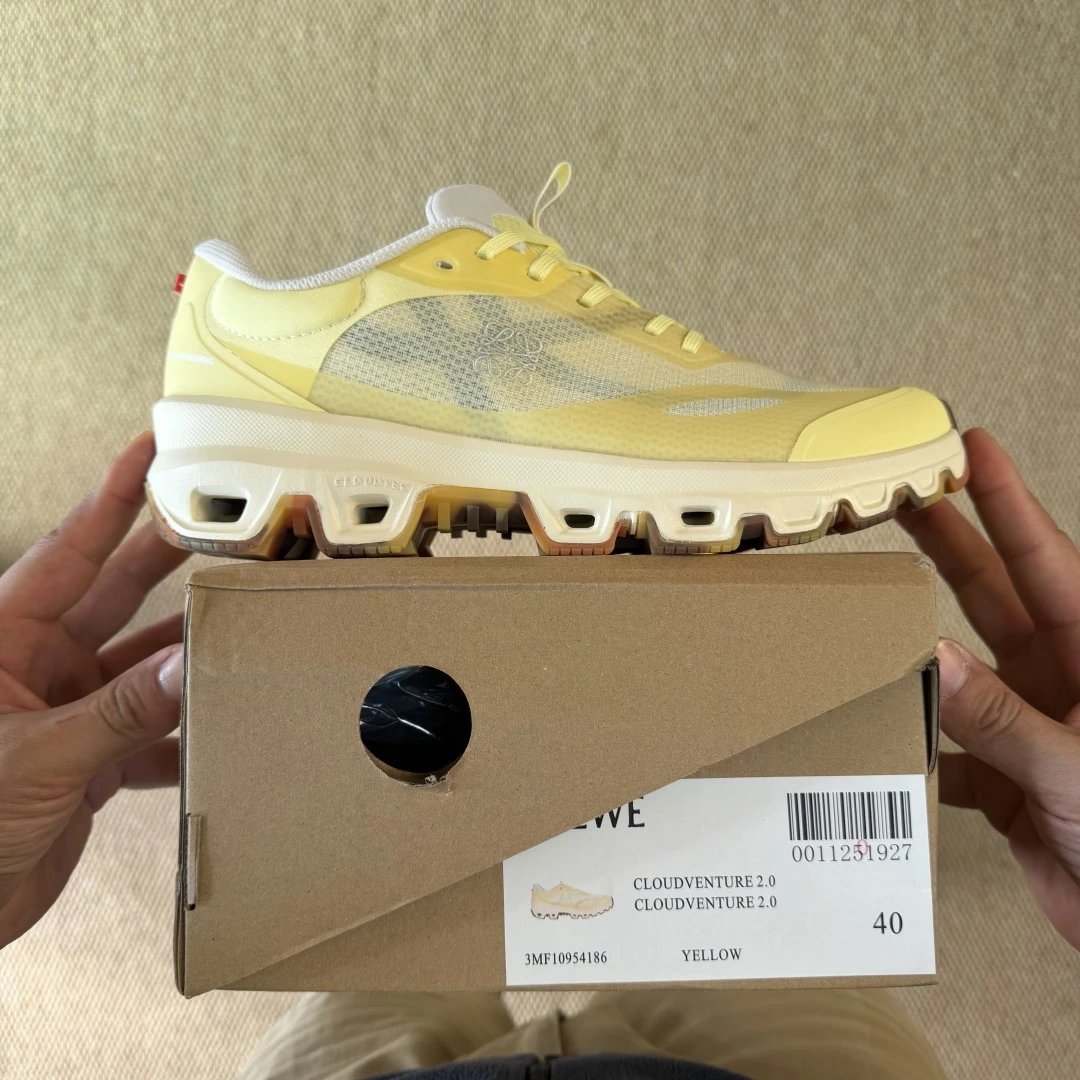 On Cloudventure 2.0 Low Loewe Yellow Tan Grey 3MF10954186