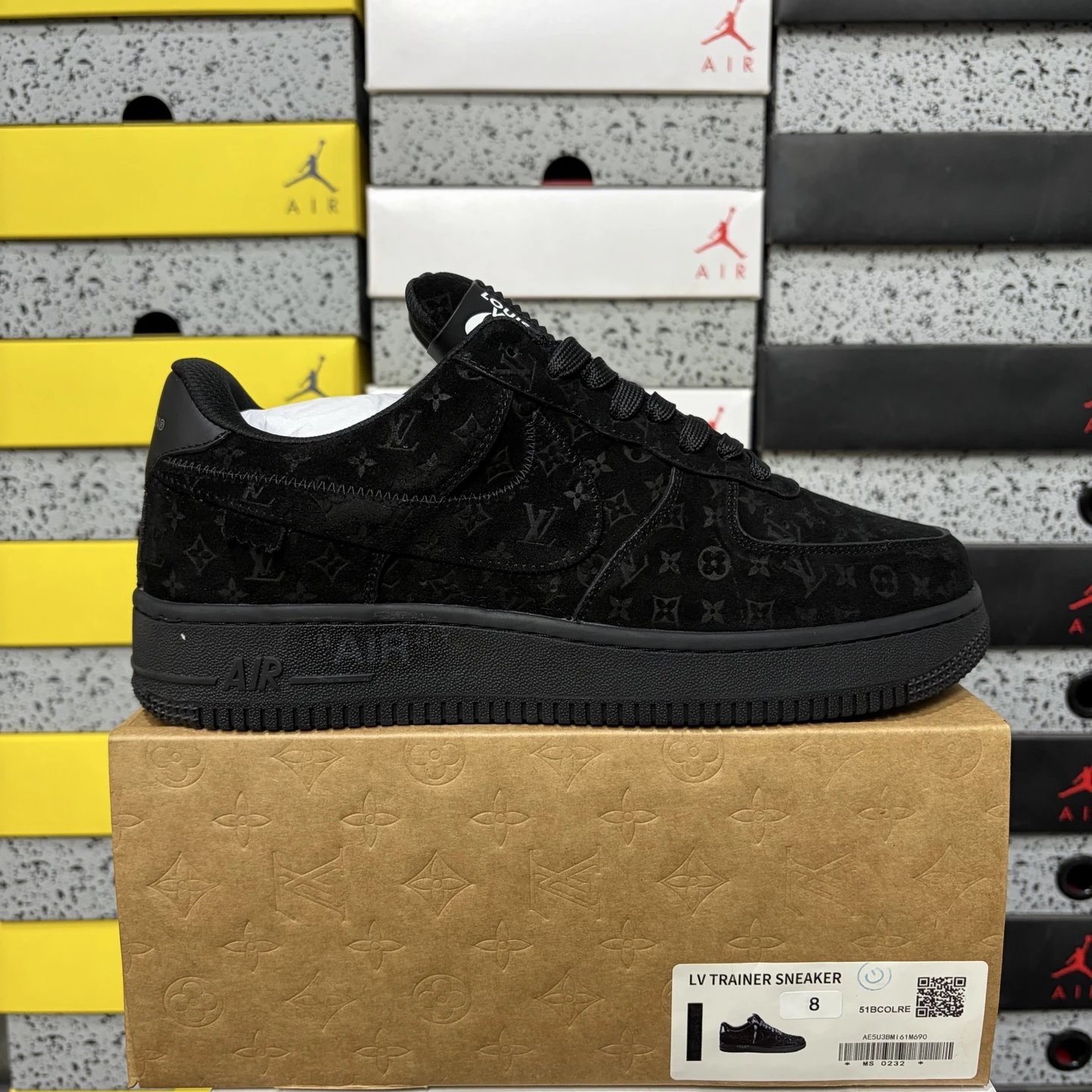 Air Force Joint Black Anti Velvet 38-46