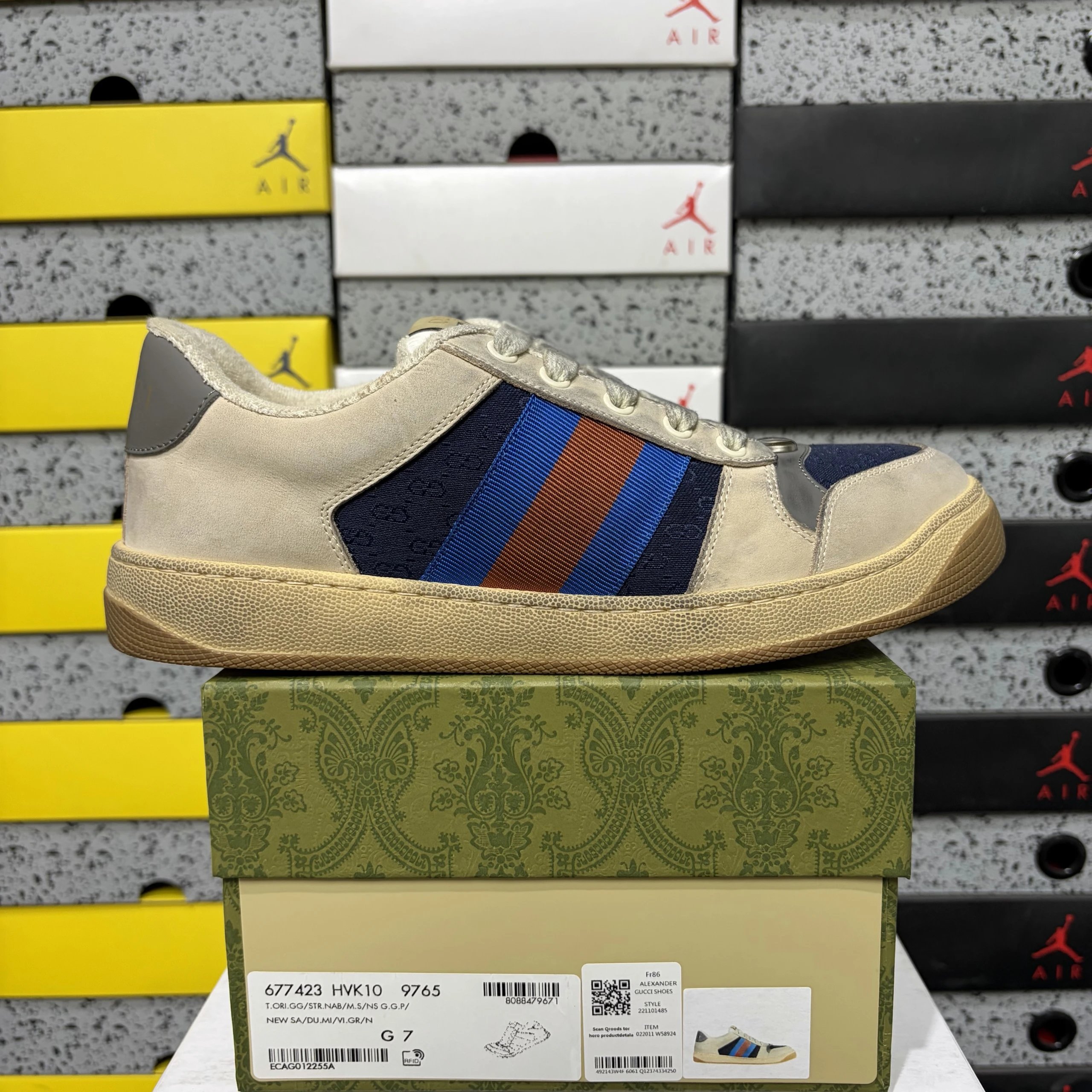 藏蓝灰尾 35-46