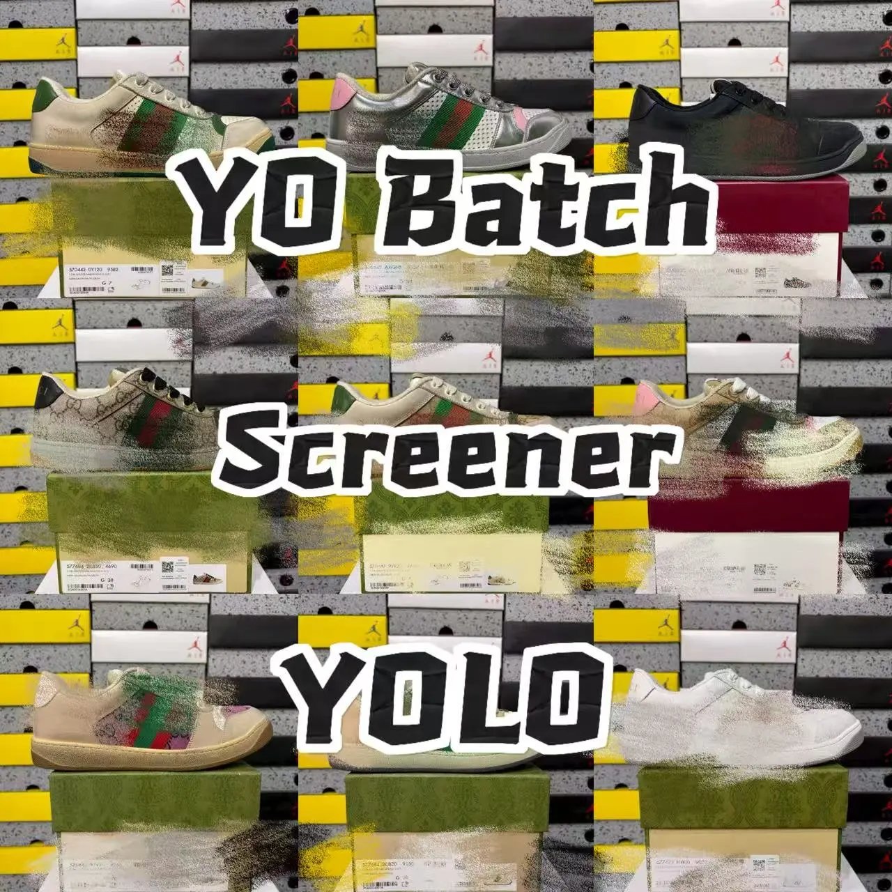 【YO版】Screener 做旧小脏鞋/