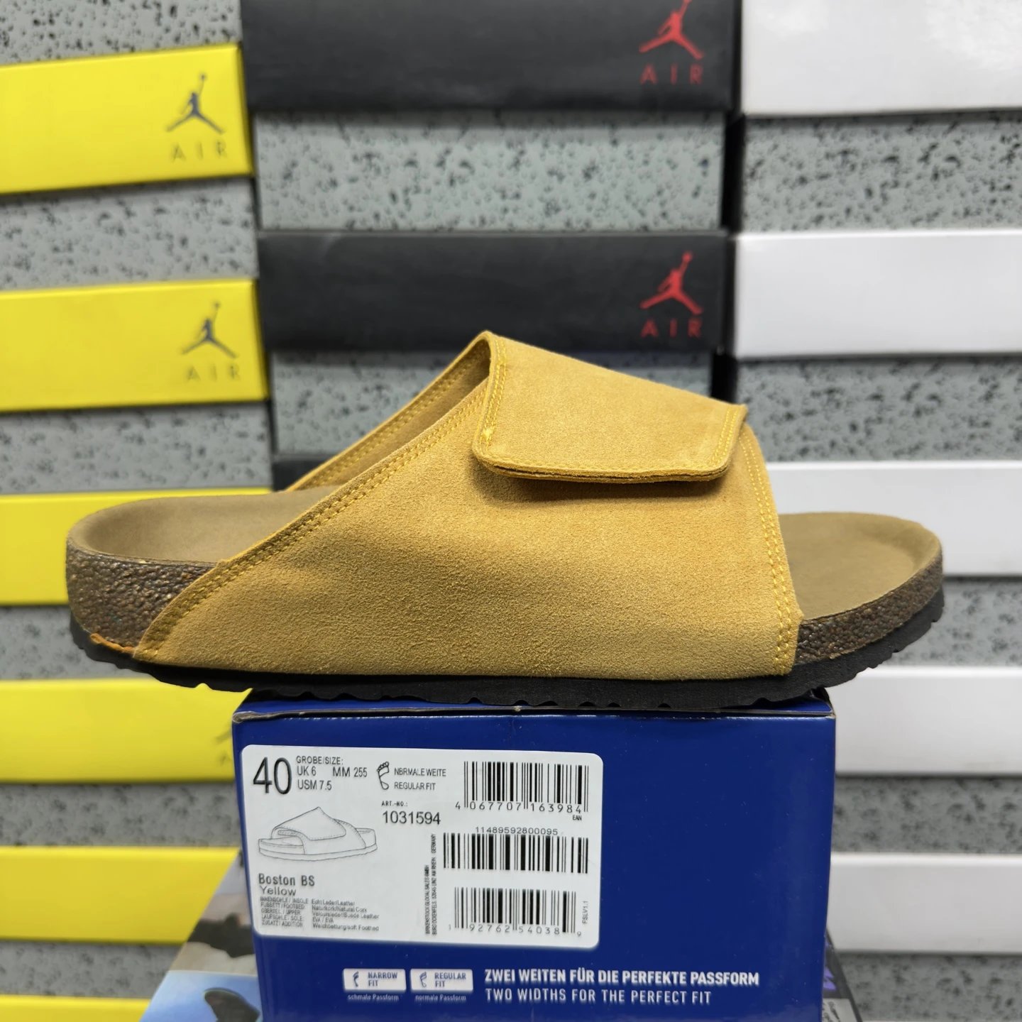 Birkenstock Kyoto Suede Yellow 1031594