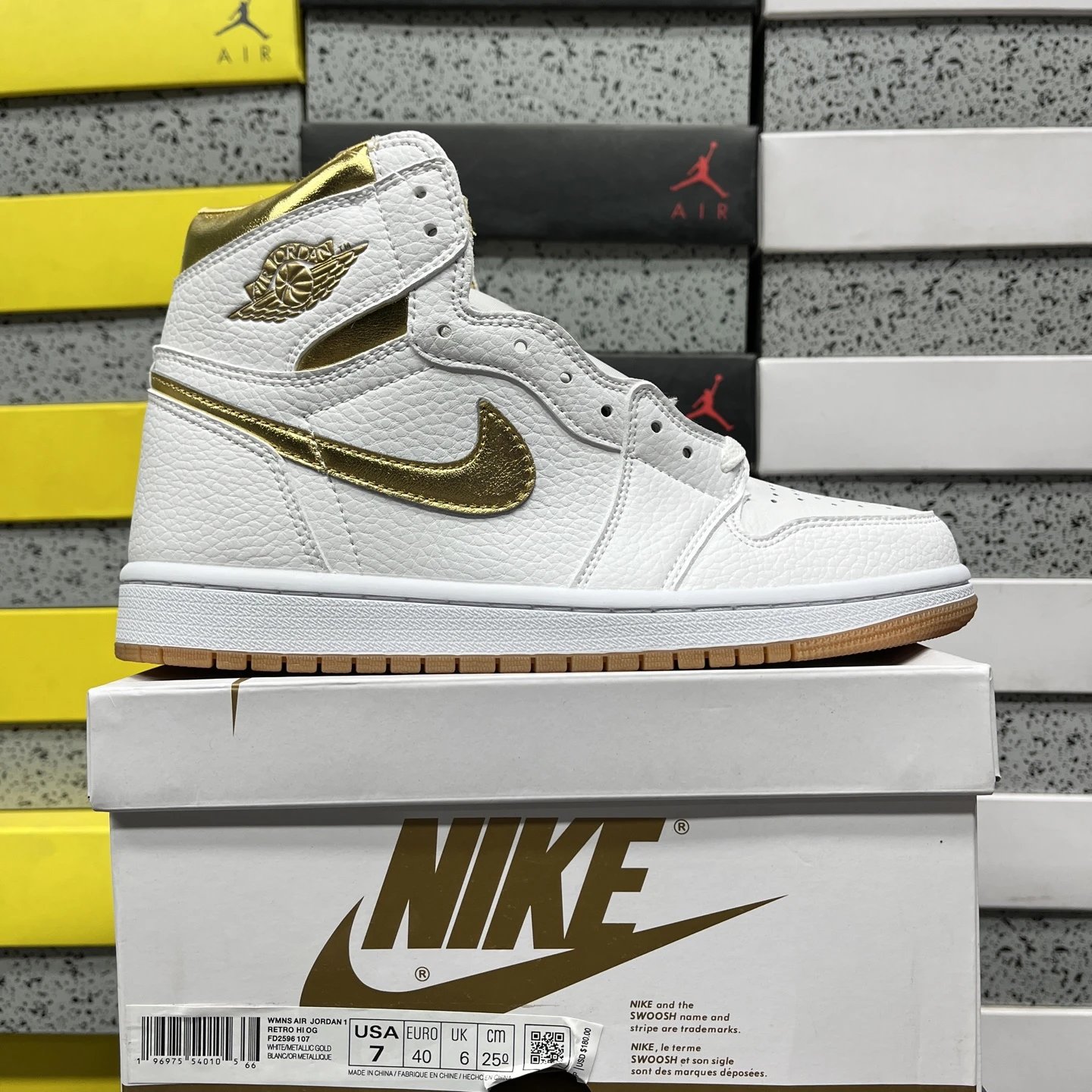 Jordan 1 Retro High OG Metallic Gold FD2596-107
