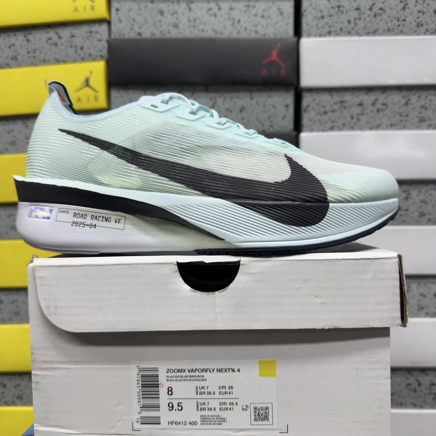 Nike ZoomX Vaporfly Next% 4 Glacier Blue Gridiron HF6412-400