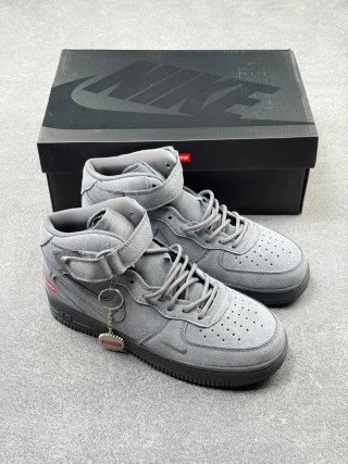 Nike Air Force 1 Mid SP Supreme Grey Suede