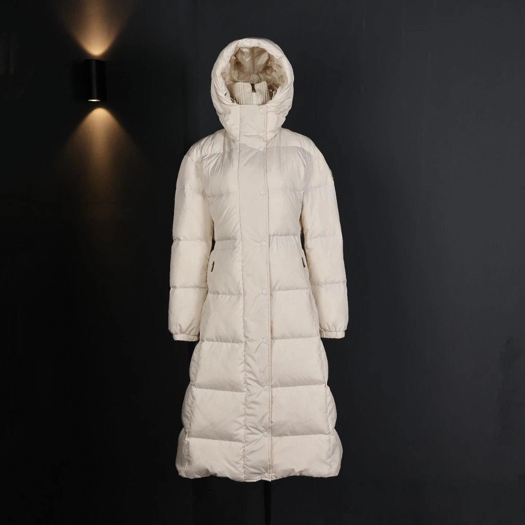Moncler Chamer Hooded Long Down Jacket photo 2