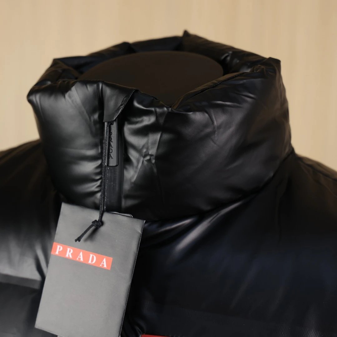 Prada Glossy Red Label Down Jacket photo 8