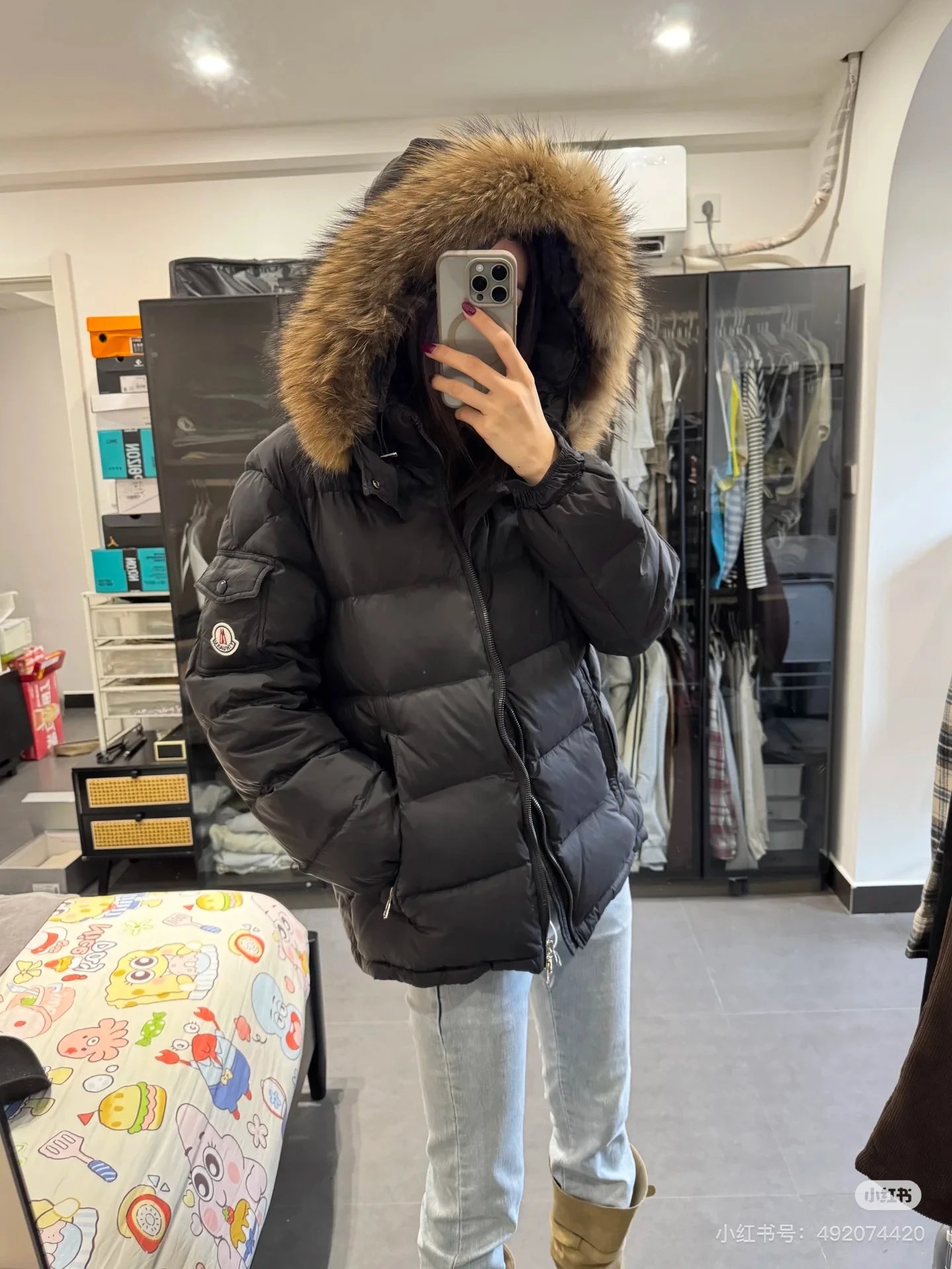 Moncler Mayafa Short Down Jacket photo 5