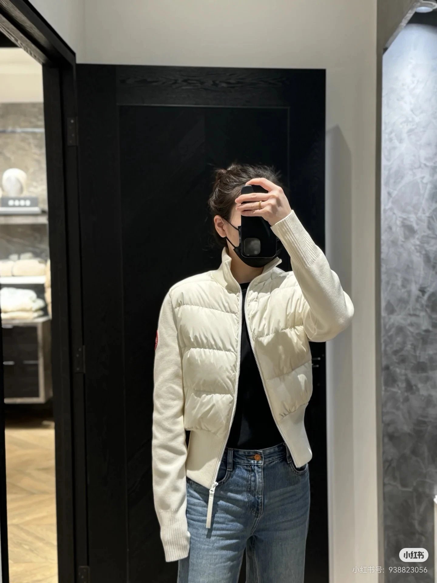 Canada Goose Windproof Down Wool Short Jacket photo 7