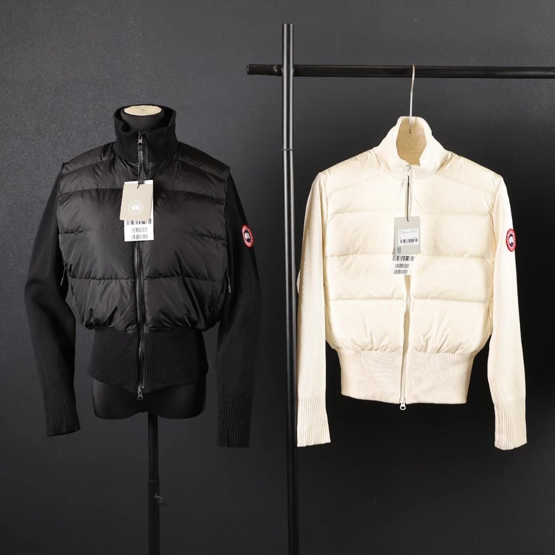 Canada Goose Windproof Down Wool Short Jacket photo 5