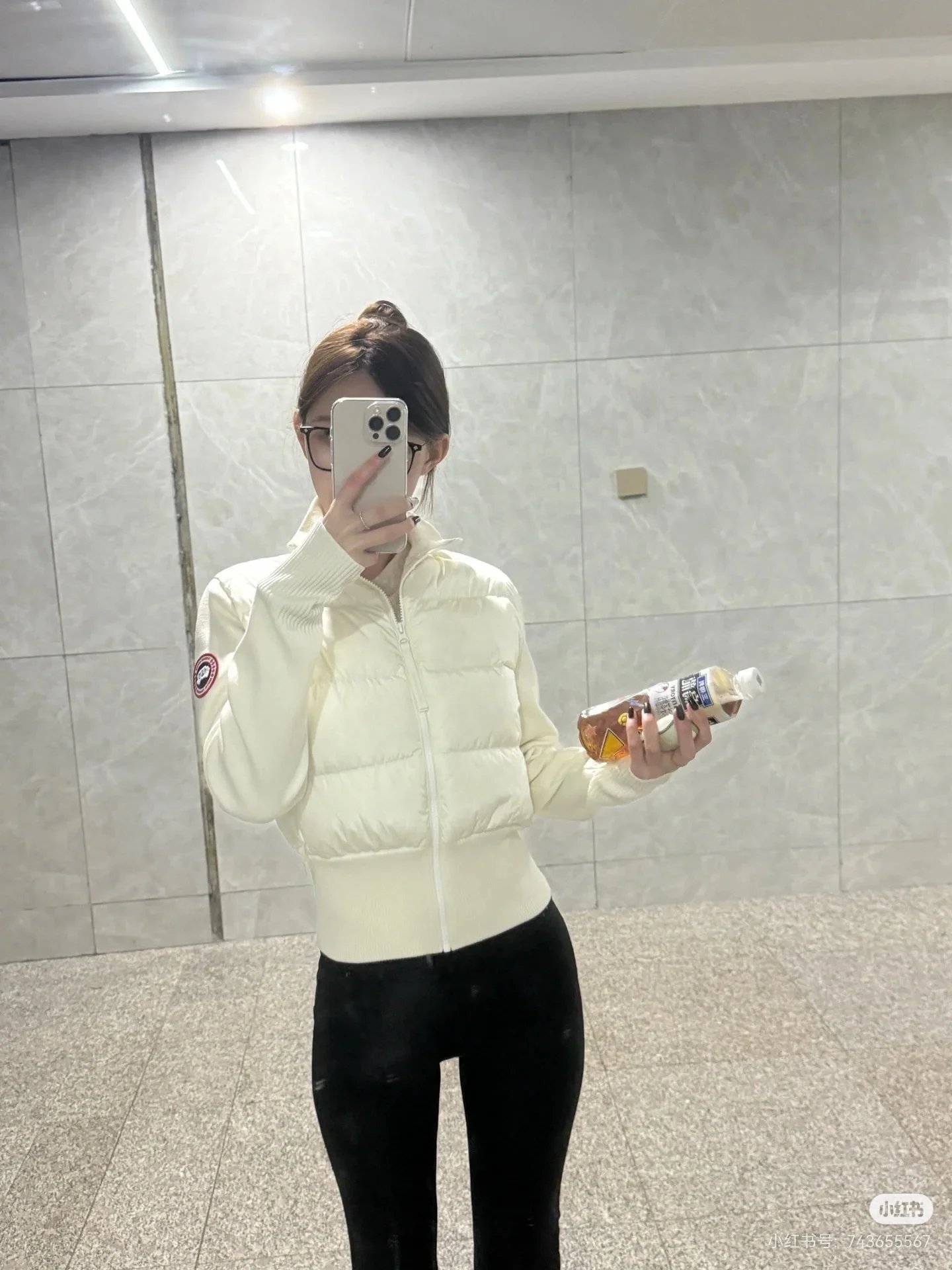 Canada Goose Windproof Down Wool Short Jacket photo 6