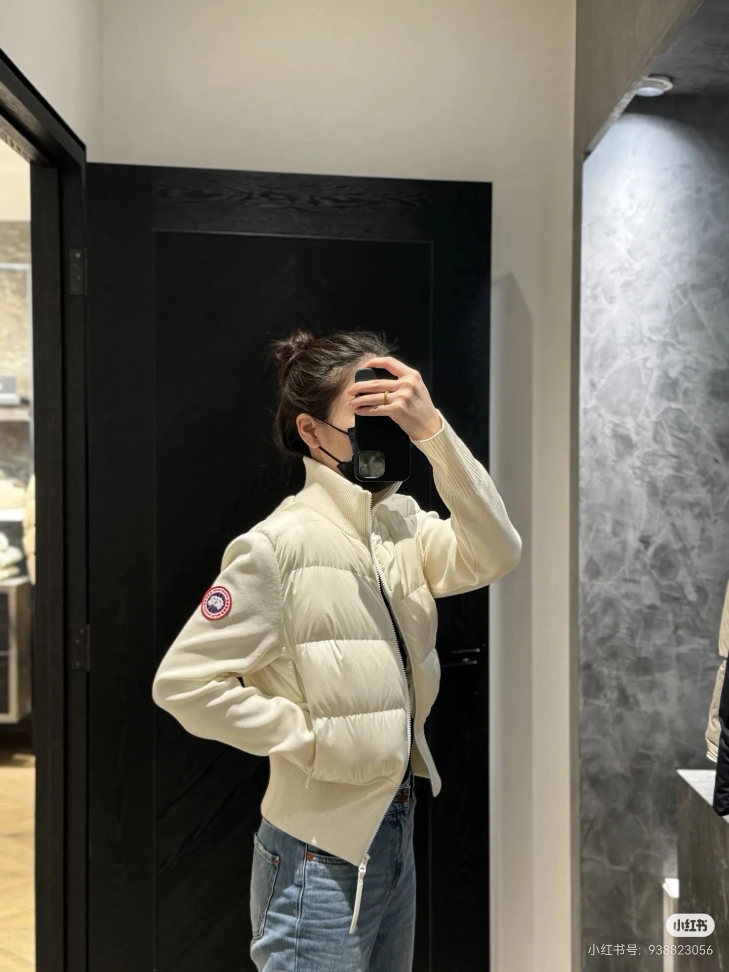 Canada Goose Windproof Down Wool Short Jacket photo 8