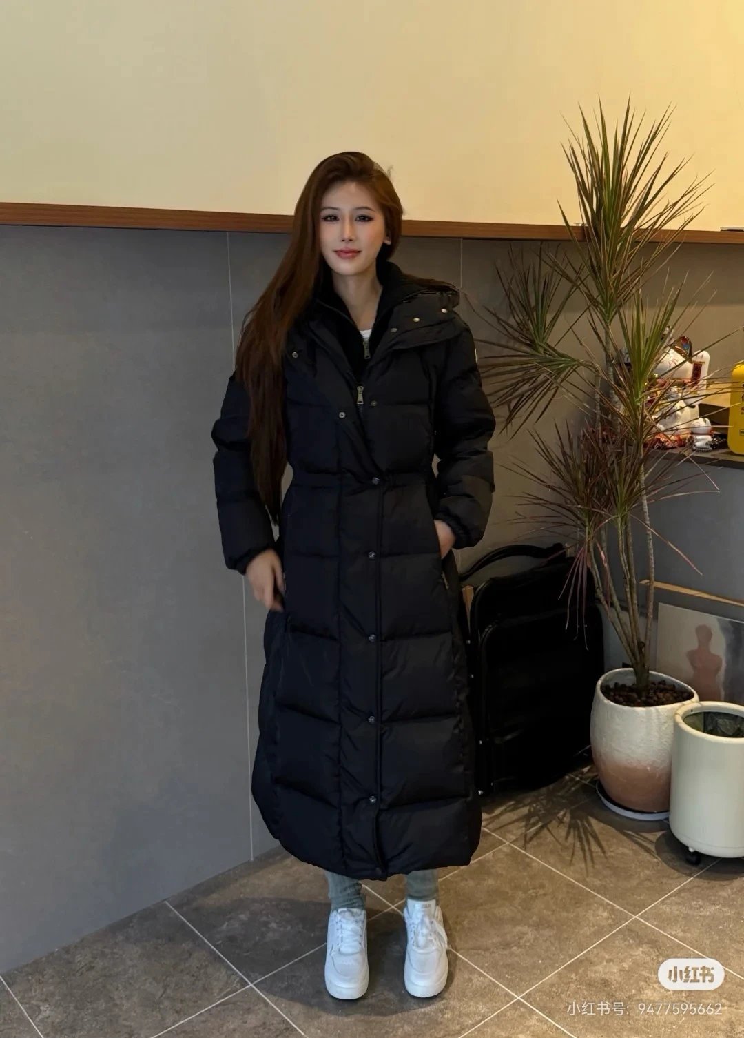 Moncler Chamer Hooded Long Down Jacket photo 7