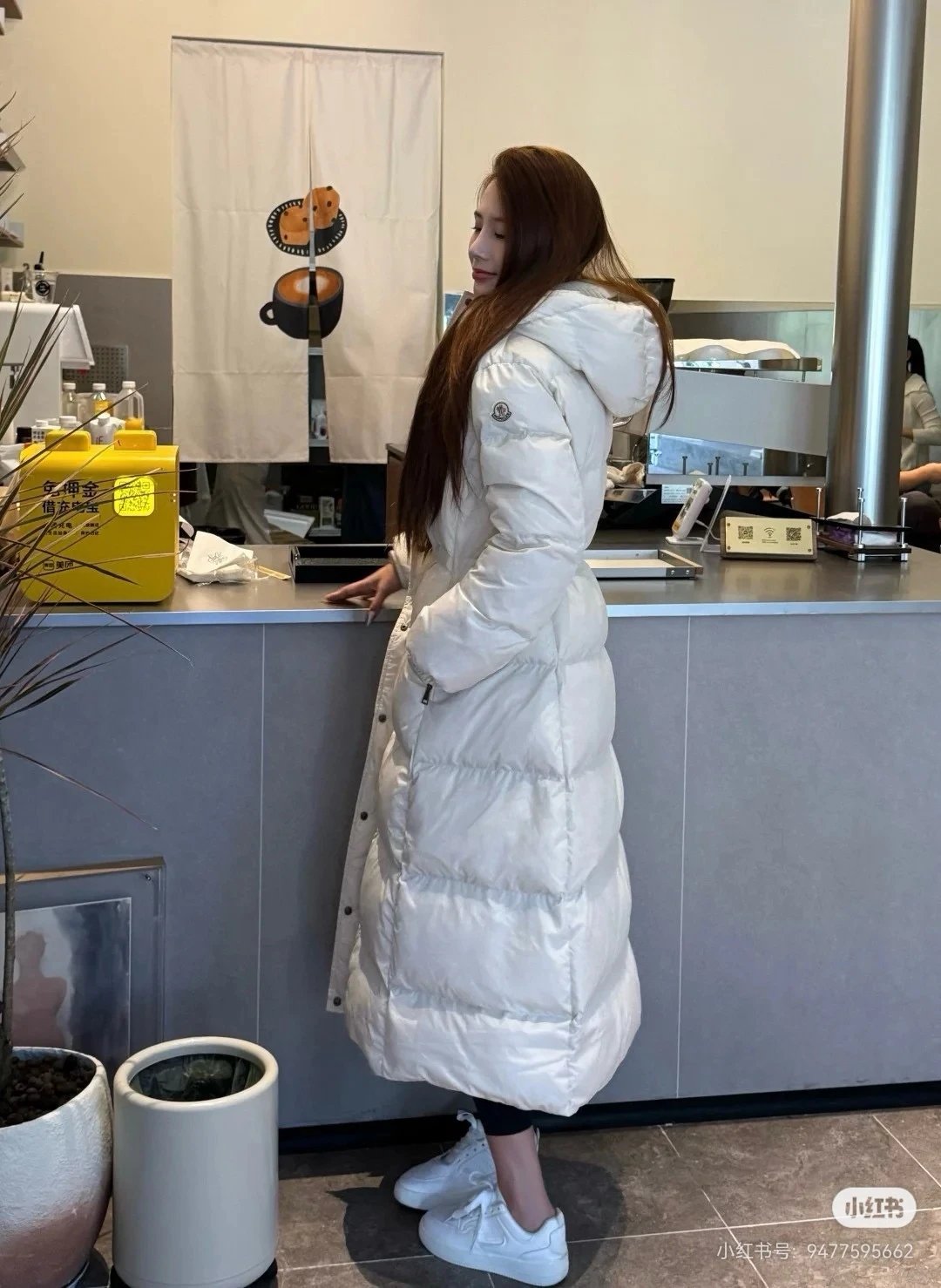 Moncler Chamer Hooded Long Down Jacket photo 8