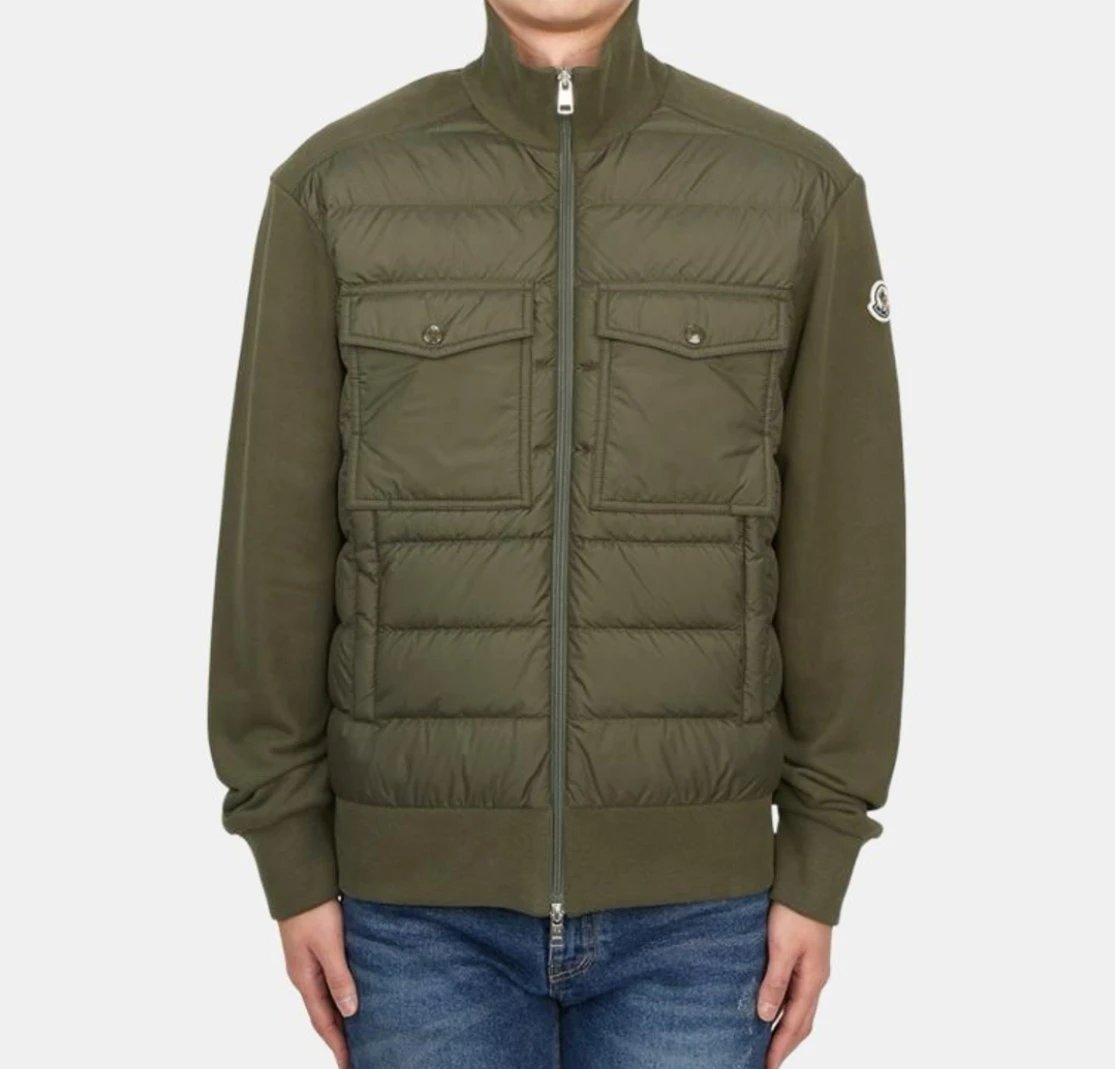 Moncler Felpa Color-Block Zip Down Jacket photo 7