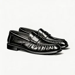 thumbnail for 【i795】26ss 100% Korean‑imported eel skin loafers