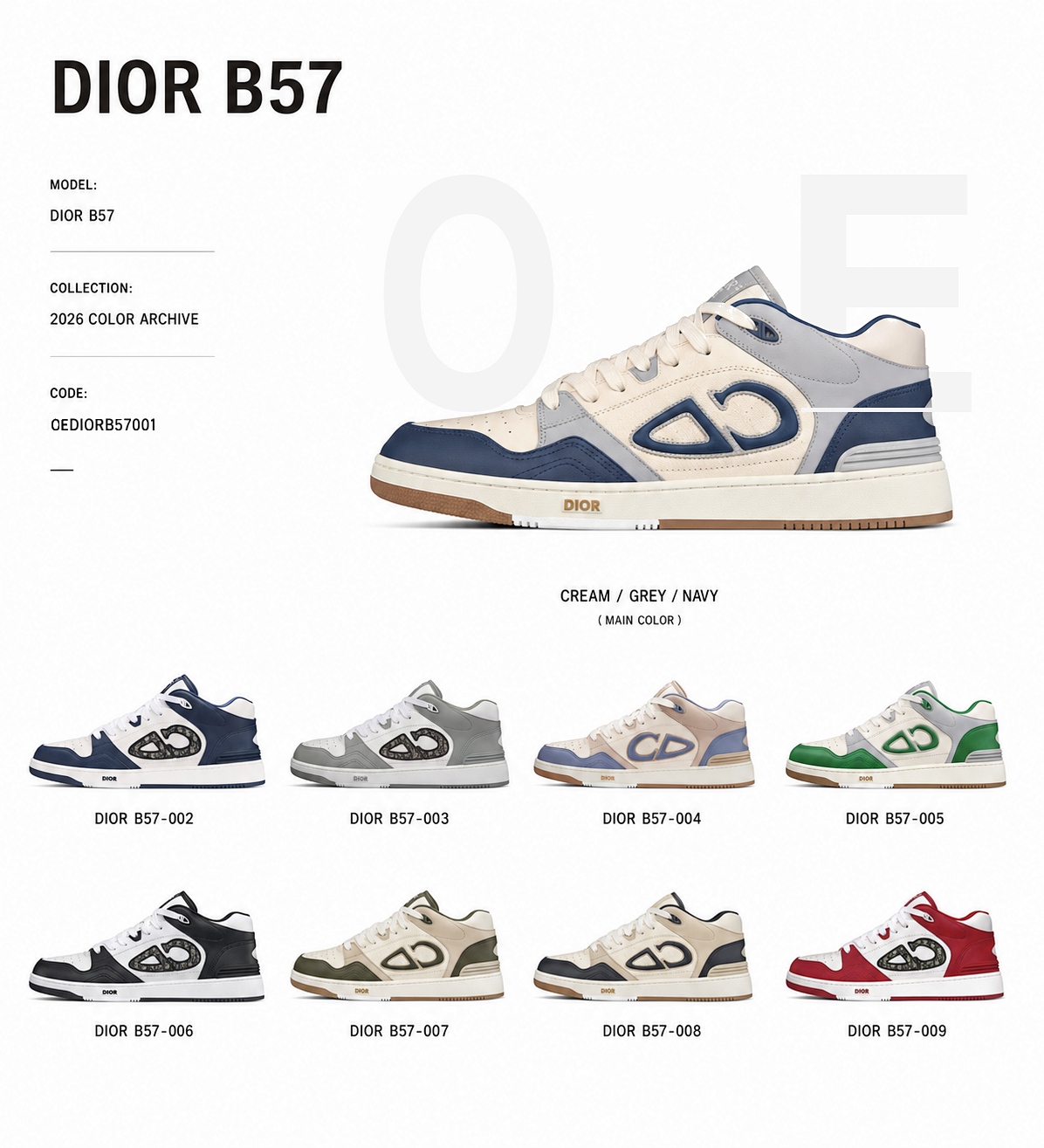 Dior B57 Sneakers