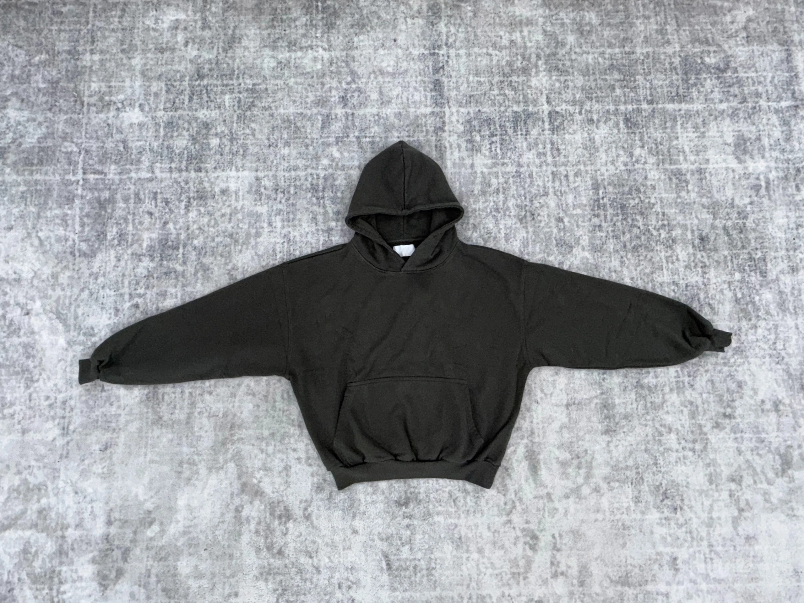 Customer customized SC dark green 02 adhesive letter hoodie