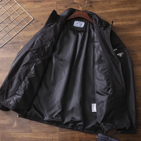 Prada Re-Nylon Windbreaker Black Jacket Outerwear.windbreaker - 11