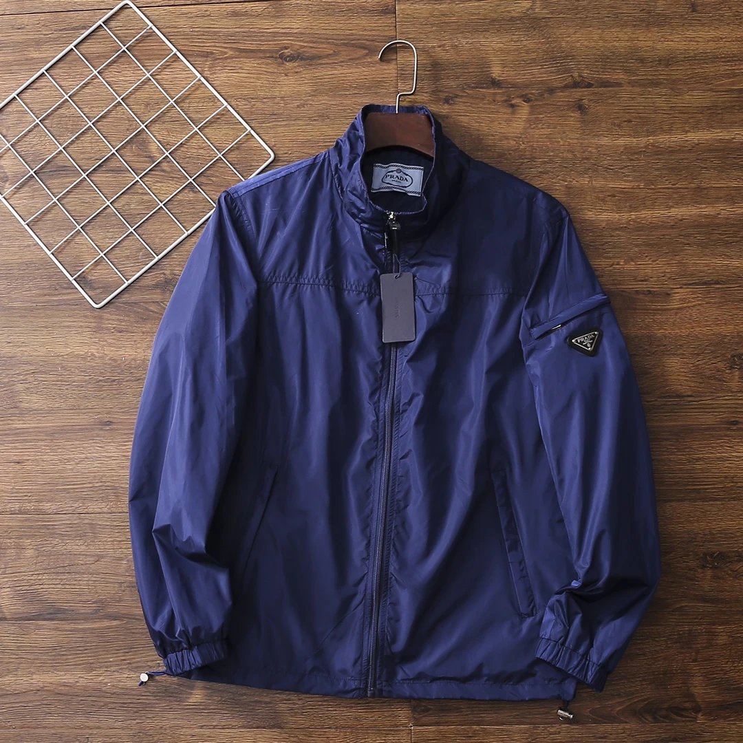 Prada Re-Nylon Windbreaker Black Jacket Outerwear.windbreaker - 6