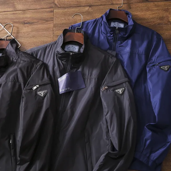 Prada Re-Nylon Windbreaker Black Jacket Outerwear.windbreaker - 10