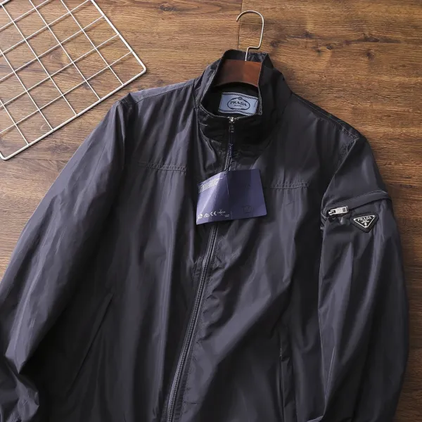 Prada Re-Nylon Windbreaker Black Jacket Outerwear.windbreaker - 9