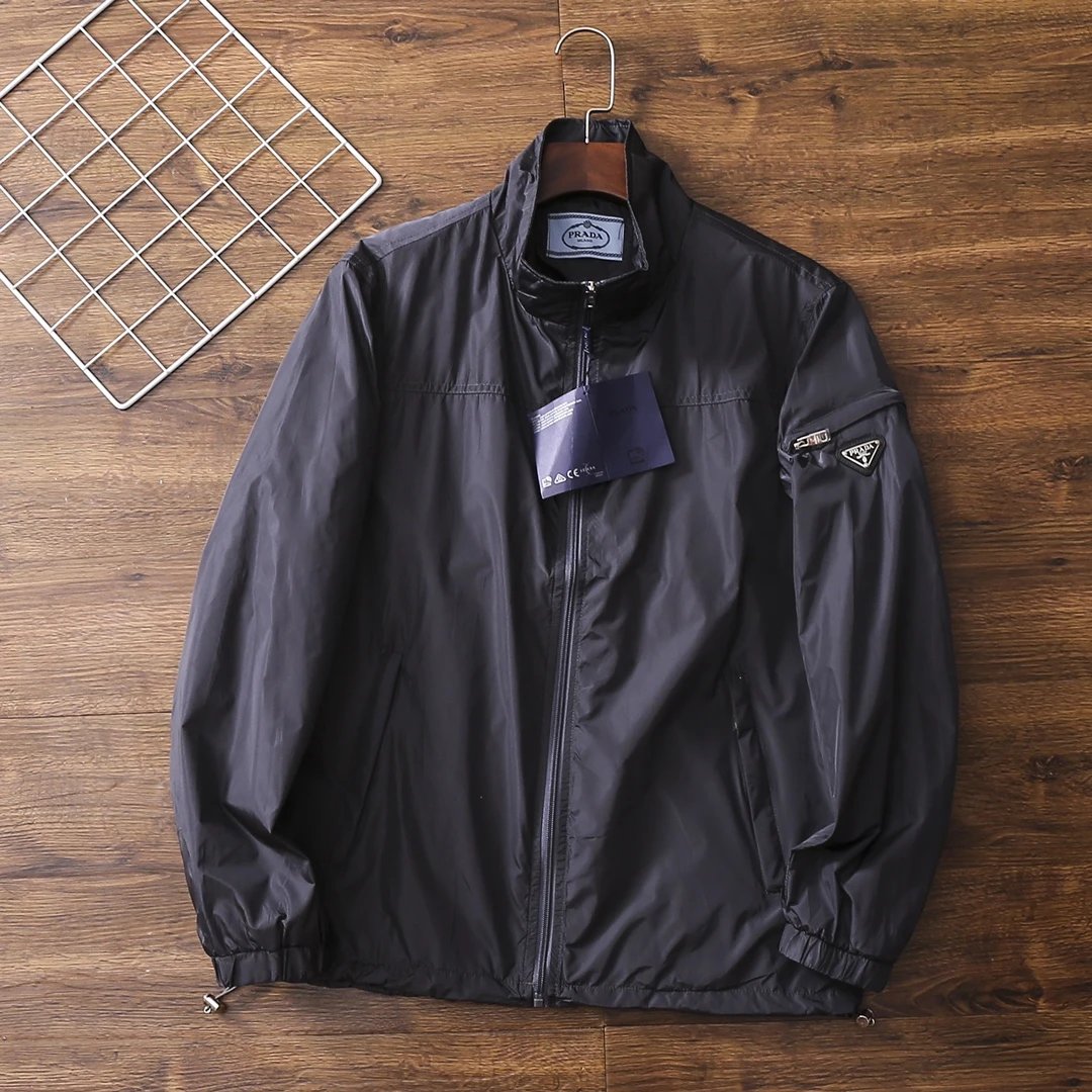 Prada Re-Nylon Windbreaker Black Jacket Outerwear.windbreaker - 7