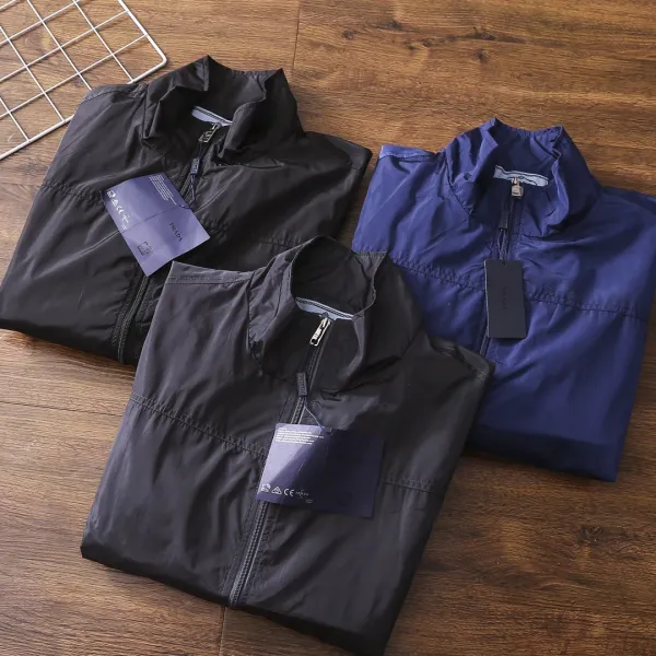 Prada Re-Nylon Windbreaker Black Jacket Outerwear.windbreaker - 5