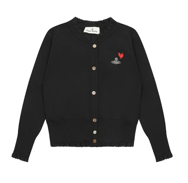 Vivienne Westwood Knitwear V-neck plaid and houndstooth knit sweater product detail image 14