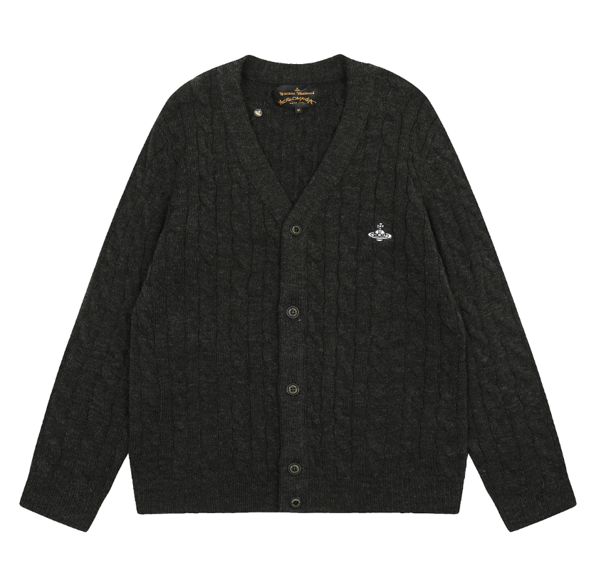Vivienne Westwood Red Label Patchwork Plaid V-Neck Sweater - 14