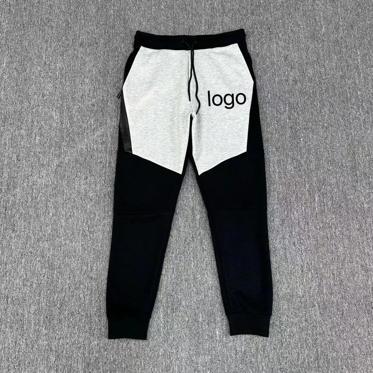 Custom Logo Sweatpants Navy Blue Sweatpants - 11