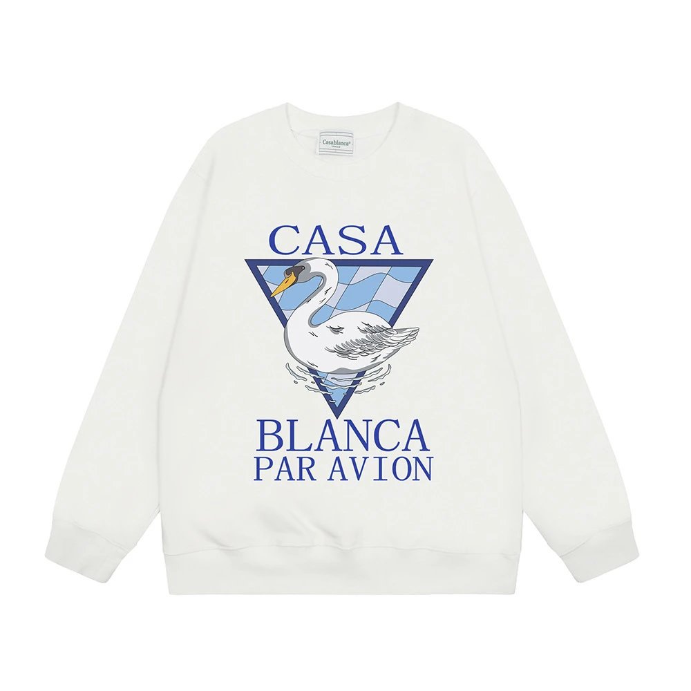Casa Blanca Par Avion White Sweatshirt